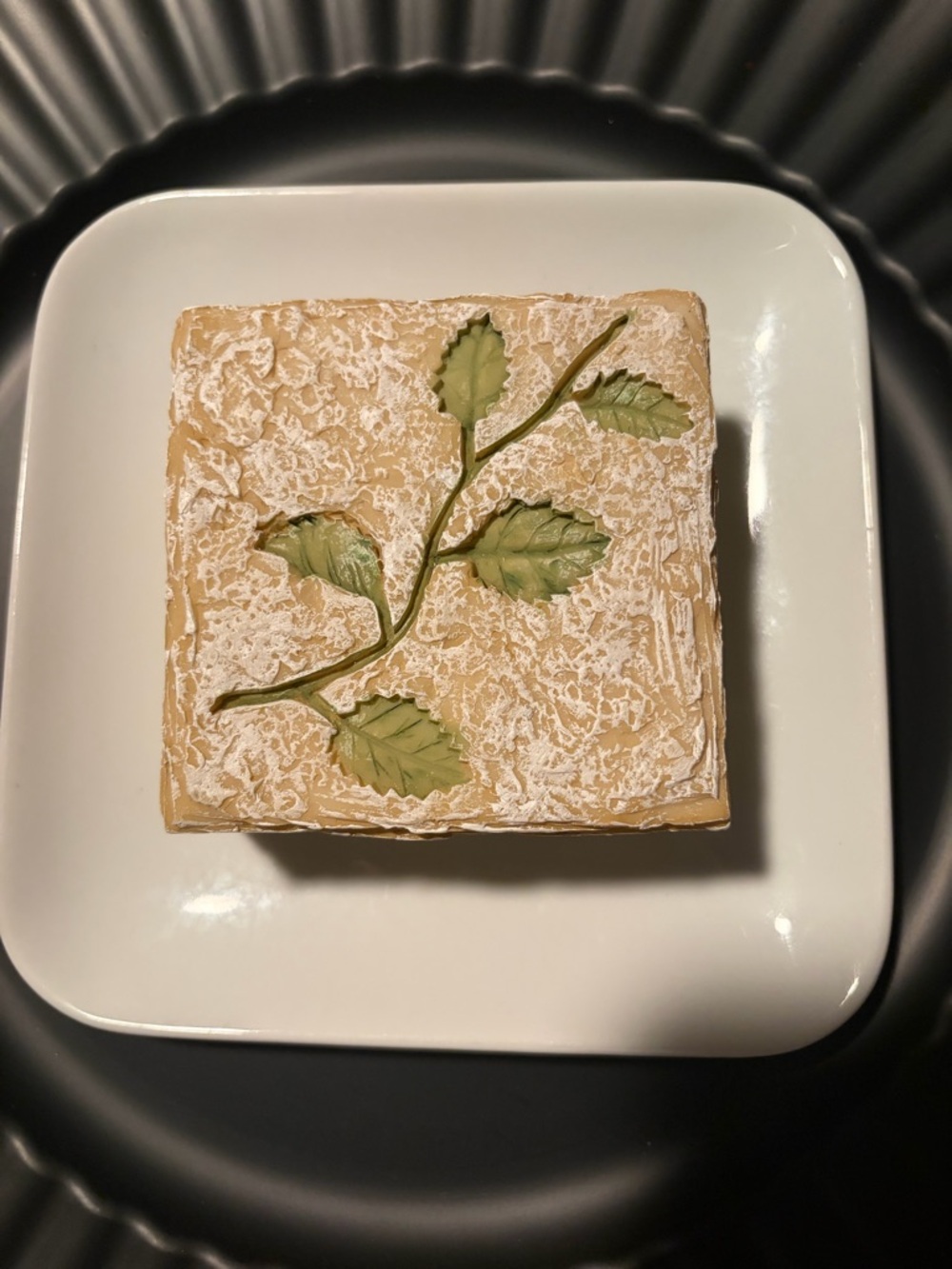 Vintage Stone Trinket Box